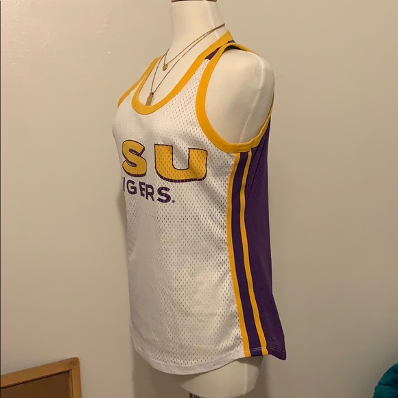 Mesh LSU tank top, size L, GUC - Picture 2 of 5